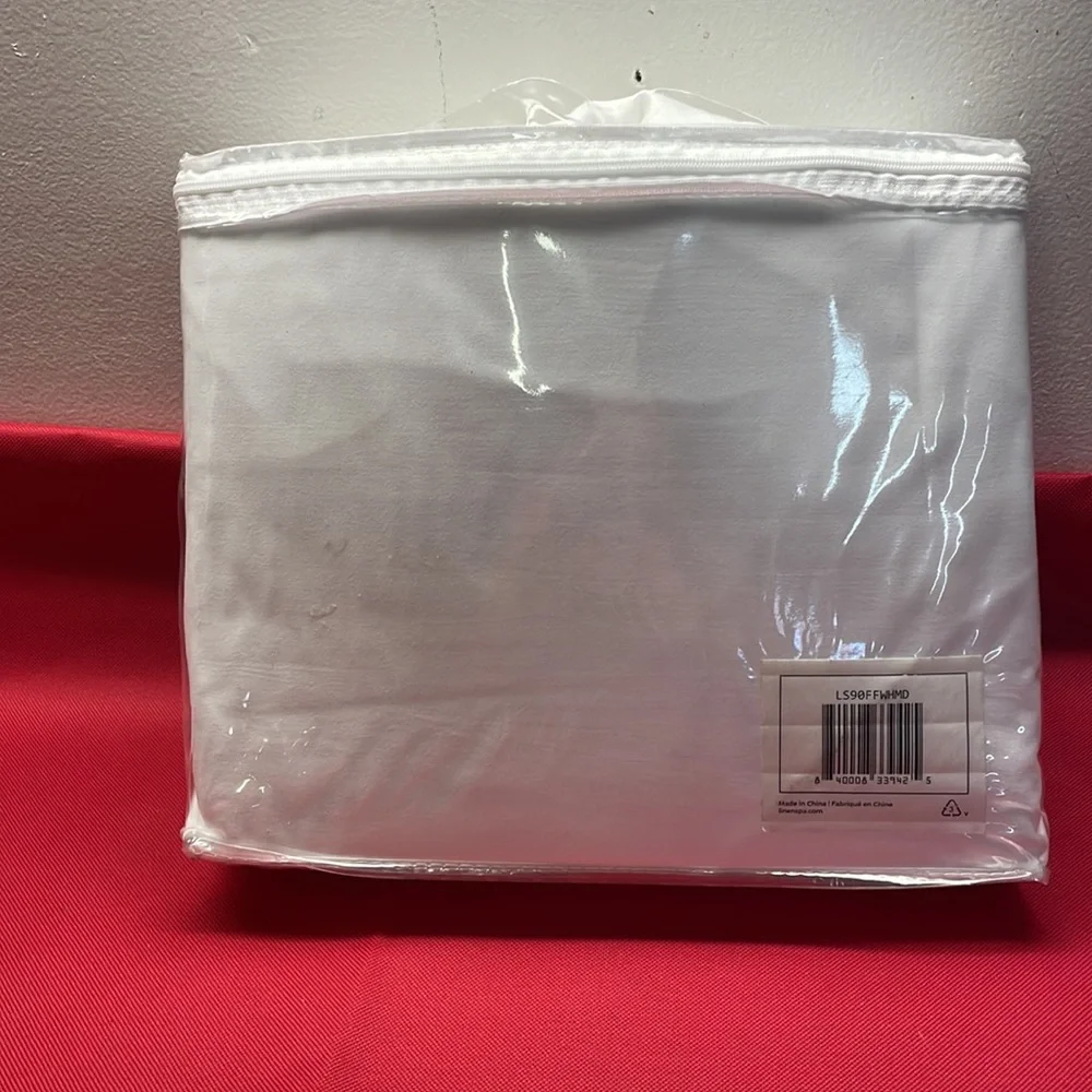 Linenspa Microfiber Duvet Cover Set White Full/Double - Picture 2 of 3